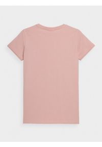 outhorn - T-shirt z nadrukiem damski. Okazja: na co dzień. Materiał: jersey, bawełna. Wzór: nadruk. Styl: casual, klasyczny