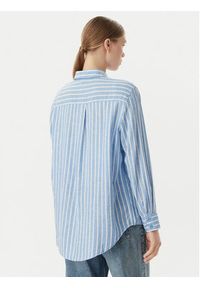 Vero Moda Koszula Linn 10305085 Niebieski Relaxed Fit. Kolor: niebieski. Materiał: len #5