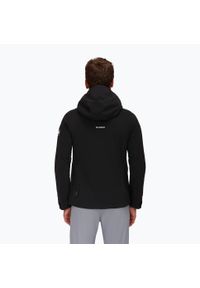 Kurtka przeciwdeszczowa męska Mammut Alto Guide HS Hooded. Kolor: czarny. Sport: turystyka piesza