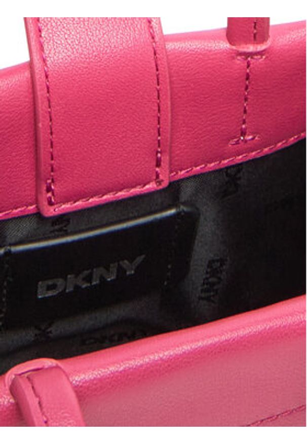 DKNY Torebka R44AZI34 Bordowy. Kolor: czerwony. Materiał: skórzane