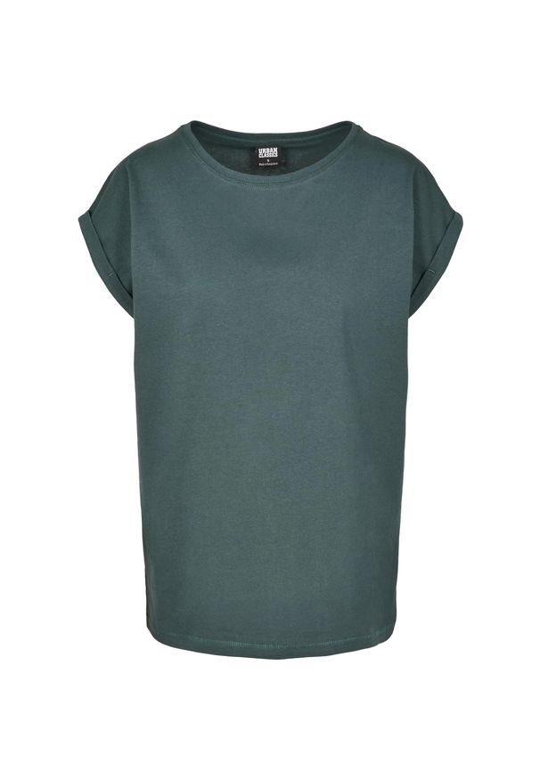 Urban Classics - Koszulka Damska Z Rozszerzonym Ramieniem. Kolor: zielony