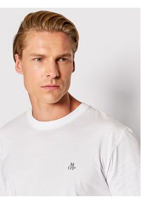 Marc O'Polo T-Shirt B21 2012 51054 Biały Regular Fit. Typ kołnierza: polo. Kolor: biały. Materiał: bawełna