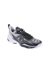PERFLY - Buty do badmintona męskie Perfly BS Lite 960. Kolor: fioletowy, szary, wielokolorowy. Materiał: mikrofibra. Szerokość cholewki: normalna