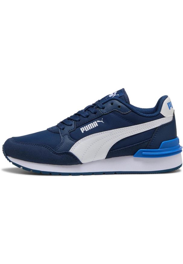 Adidasy Puma St Runner V4 Nl Jr, Dla obu płci. Kolor: niebieski. Materiał: skóra ekologiczna, materiał. Sport: fitness