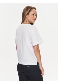 Guess T-Shirt Triangle W4RI43 K8FQ4 Biały Boxy Fit. Kolor: biały. Materiał: bawełna #5