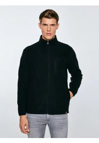 Big-Star - Bluza męska polarowa rozpinana czarna Malkom 906. Kolor: czarny. Materiał: polar. Sezon: jesień, lato, wiosna, zima