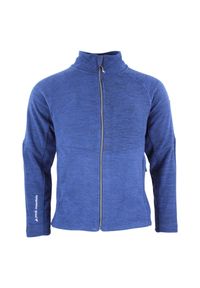 PEAK MOUNTAIN - Polar Peak Mountain Croco. Kolor: niebieski. Materiał: polar. Sezon: zima. Styl: wakacyjny #1