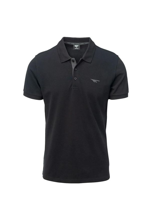 Hi-tec - Męska Koszulka Polo Micko II. Typ kołnierza: polo. Kolor: czarny