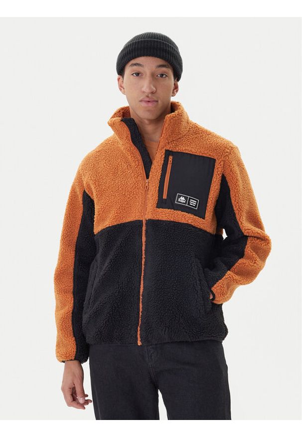 Kappa Polar Olya 381Z6LW Brązowy Regular Fit. Kolor: brązowy. Materiał: syntetyk