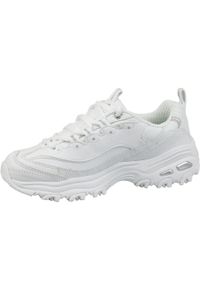 skechers - Tenisówki Skechers Model Dlites - Fresh Start Kolor Biały. Kolor: biały. Materiał: skóra ekologiczna, materiał. Sport: turystyka piesza
