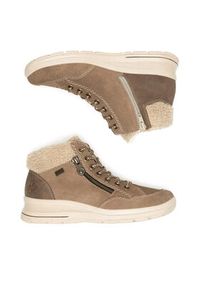 Rieker Trzewiki L7701-24 Brązowy. Kolor: brązowy. Materiał: skóra #5