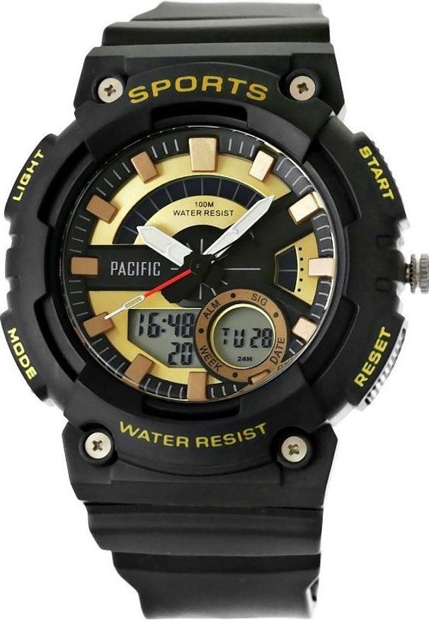 NoName - Zegarek Zegarek Męski Pacific 349AD-2 10 BAR Unisex Do PŁYWANIA