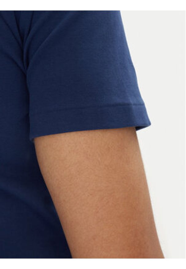Polo Ralph Lauren T-Shirt 710740727092 Granatowy Custom Slim Fit. Typ kołnierza: polo. Kolor: niebieski. Materiał: bawełna