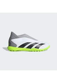 Adidas - Buty Predator Accuracy.3 Laceless TF. Kolor: biały, wielokolorowy, czarny, żółty