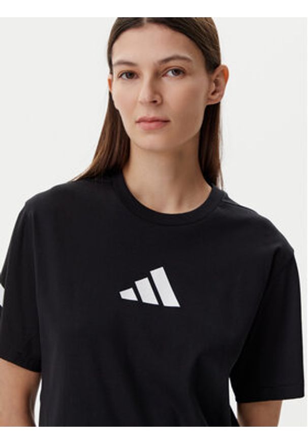 Adidas - adidas T-Shirt Z.N.E. JJ4778 Czarny Regular Fit. Kolor: czarny. Materiał: bawełna