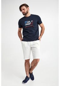 PAUL & SHARK - T-shirt męski z logo PAUL&SHARK