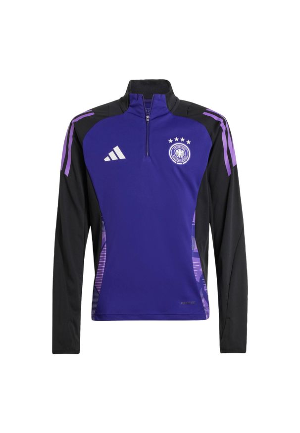 Adidas - Bluza Germany Tiro 24 Competition Training Kids. Kolor: fioletowy. Materiał: materiał