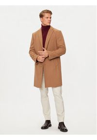 Pierre Cardin Płaszcz wełniany C4 83100.6130 Brązowy Regular Fit. Kolor: brązowy. Materiał: wełna, syntetyk #4