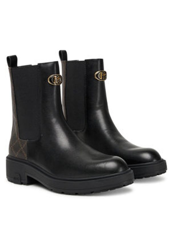 Liu Jo Sztyblety London 02 SF5027 PX696 Czarny. Kolor: czarny. Materiał: skóra