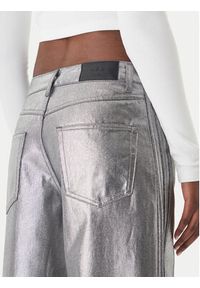 Adidas - adidas Jeansy Firebird KD2922 Srebrny Loose Fit. Kolor: srebrny #6