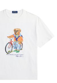 Polo Ralph Lauren T-Shirt 710B16612002 Biały Regular Fit. Typ kołnierza: polo. Kolor: biały. Materiał: bawełna #3