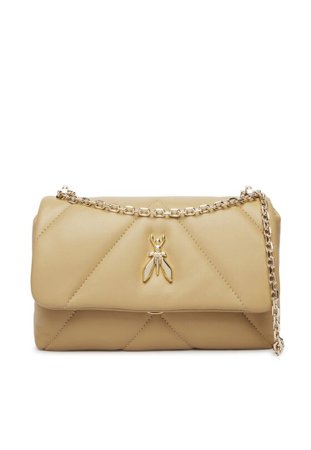 Patrizia Pepe Torebka CB0084/L006-B862 Beżowy. Kolor: beżowy. Materiał: skórzane