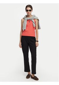 Beverly Hills Polo Club Top P-SS26W-TK550000 Koralowy Regular Fit. Typ kołnierza: polo. Kolor: pomarańczowy. Materiał: bawełna #4