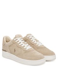Polo Ralph Lauren Sneakersy 809973704001 Beżowy. Kolor: beżowy. Materiał: zamsz, skóra #5