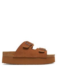 Klapki DeeZee. Kolor: brązowy #1