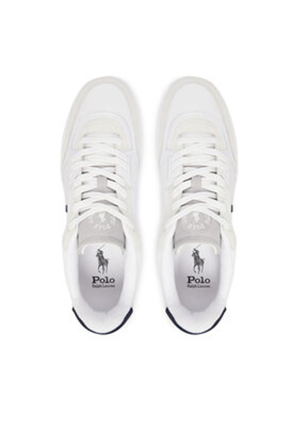 Polo Ralph Lauren Sneakersy 809P13087001 Biały. Kolor: biały. Materiał: skóra