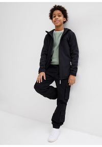 bonprix - Hydrofobowa kurtka softshellowa z kapturem. Typ kołnierza: kaptur. Kolor: czarny. Materiał: softshell #3