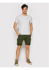 Alpha Industries Szorty materiałowe Crew 176203 Zielony Slim Fit. Kolor: zielony. Materiał: materiał, bawełna