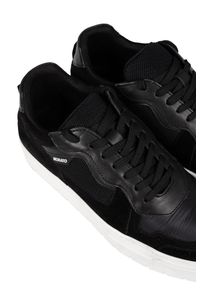 Antony Morato Sneakersy | MMFW01521-LE300005 | Mężczyzna | Czarny. Nosek buta: okrągły. Kolor: czarny. Materiał: tkanina, skóra. Sezon: lato