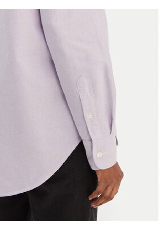 Polo Ralph Lauren Koszula 211970736506 Fioletowy Relaxed Fit. Typ kołnierza: polo. Kolor: fioletowy. Materiał: bawełna