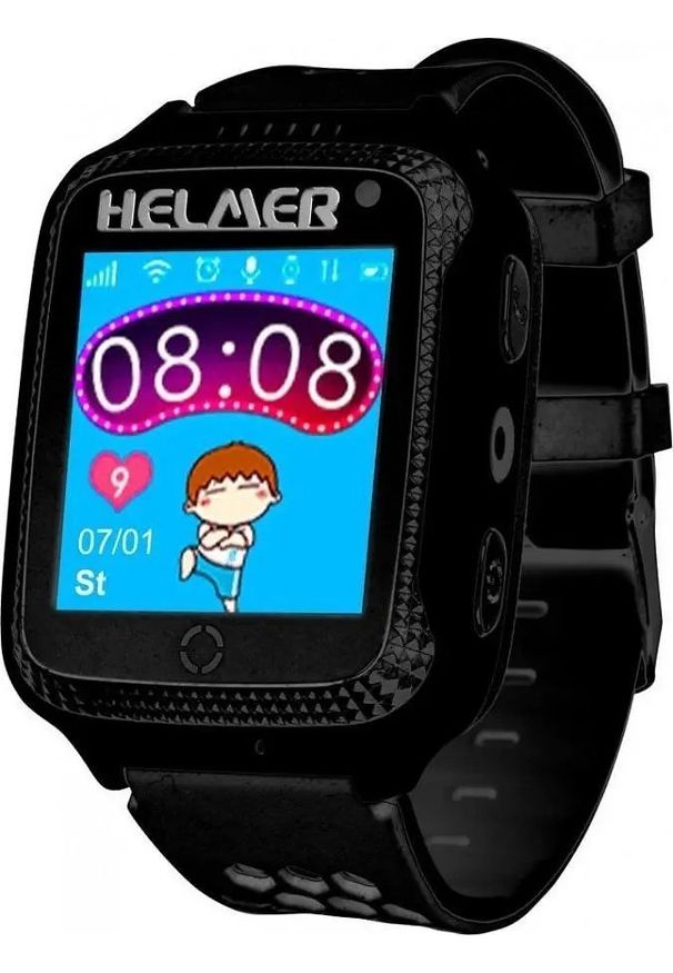 Helmer - Smartwatch HELMER HELMER LK 707 smartwatch / zegarek sportowy LCD Cyfrowy Ekran dotykowy 2G GPS. Rodzaj zegarka: smartwatch. Styl: sportowy