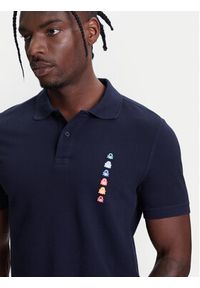 United Colors of Benetton - United Colors Of Benetton Polo 3089U302J Granatowy Regular Fit. Typ kołnierza: polo. Kolor: niebieski. Materiał: bawełna #4