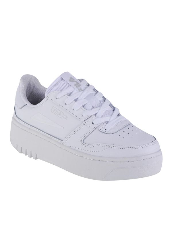 Buty sportowe Sneakersy damskie, Fila Fxventuno Platform Wmn. Kolor: biały. Obcas: na platformie. Sport: turystyka piesza