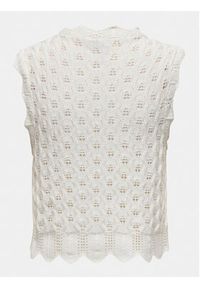 only - ONLY Bluzka Luna 15291602 Écru Regular Fit. Materiał: syntetyk #4