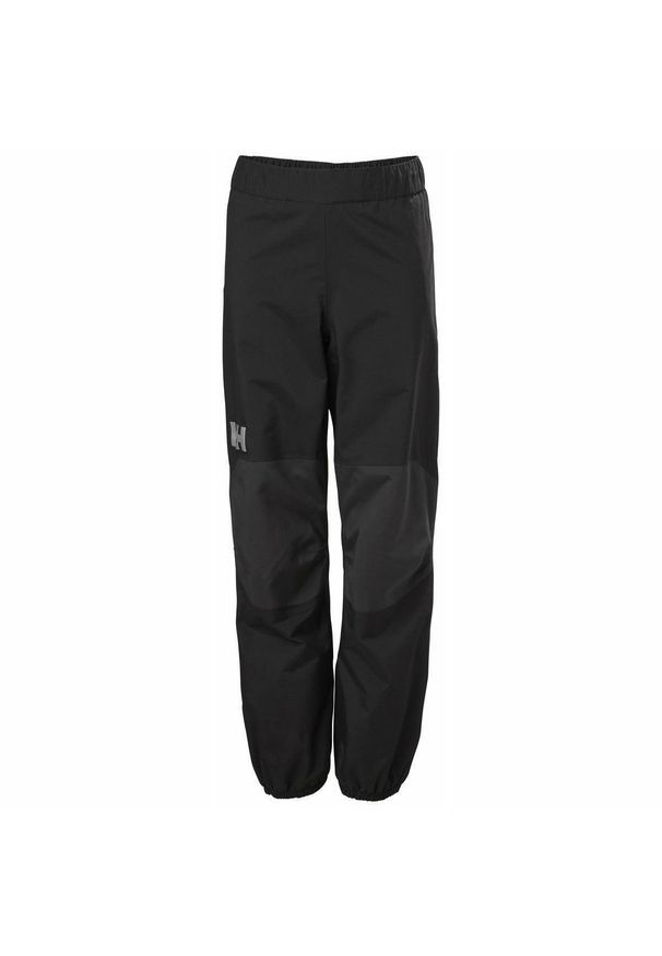 Spodnie przeciwdeszczowe dla dzieci Helly Hansen JR Guard. Kolor: czarny. Sezon: lato. Sport: turystyka piesza