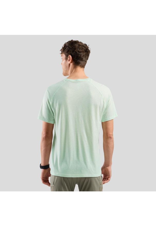 Koszulka męska Odlo X-ALP PW 115 T-shirt crew neck s/s. Kolor: zielony. Sport: bieganie