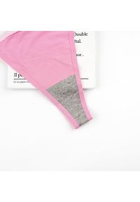 Intica - Stringi z przezroczystymi paskami i eleganckim detalem Iva. Kolor: biały. Materiał: materiał. Wzór: paski #6