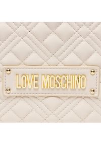 Love Moschino - LOVE MOSCHINO Torebka JC4001PP1FLA0110 Beżowy. Kolor: beżowy. Materiał: skórzane