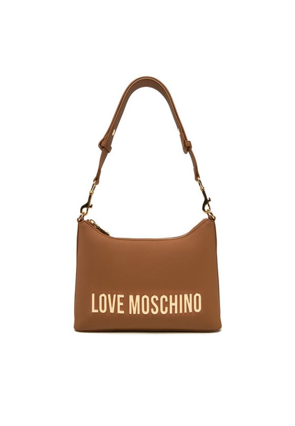 Love Moschino - LOVE MOSCHINO Torebka JC4025PP1MKD0201 Brązowy. Kolor: brązowy. Materiał: skórzane