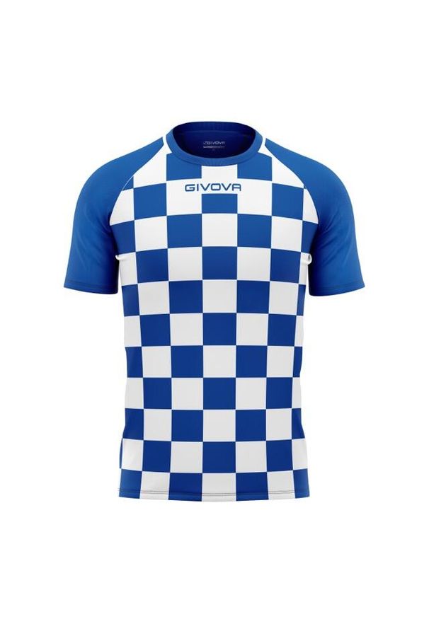 Koszulka Givova Dama Interlock L. Kolor: biały, niebieski, wielokolorowy. Sport: fitness, piłka nożna