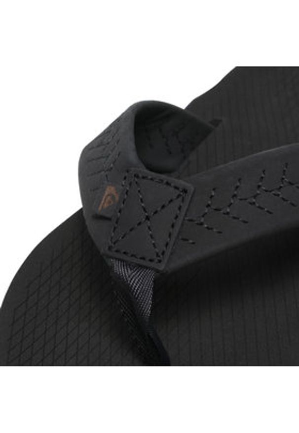 Quiksilver Japonki AQYL101091 Czarny. Kolor: czarny. Materiał: nubuk, skóra