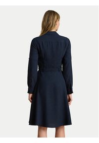 Lauren Ralph Lauren - LAUREN RALPH LAUREN Sukienka koszulowa 200980920001 Granatowy Regular Fit. Kolor: niebieski. Materiał: syntetyk. Typ sukienki: koszulowe #2