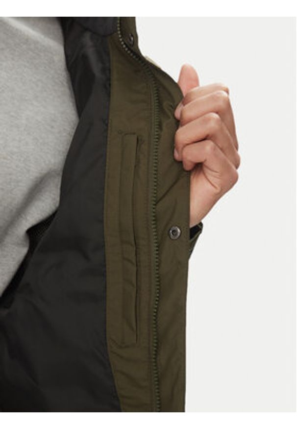 Helly Hansen Kurtka przeciwdeszczowa Dubliner 62643 Khaki Regular Fit. Kolor: brązowy. Materiał: syntetyk