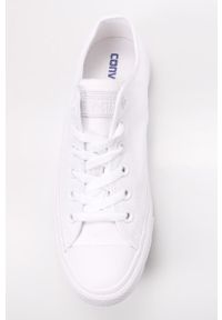 Converse - Tenisówki Chuck Taylor All Star OX 1U647-White.mono. Nosek buta: okrągły. Zapięcie: sznurówki. Kolor: biały. Materiał: guma #5