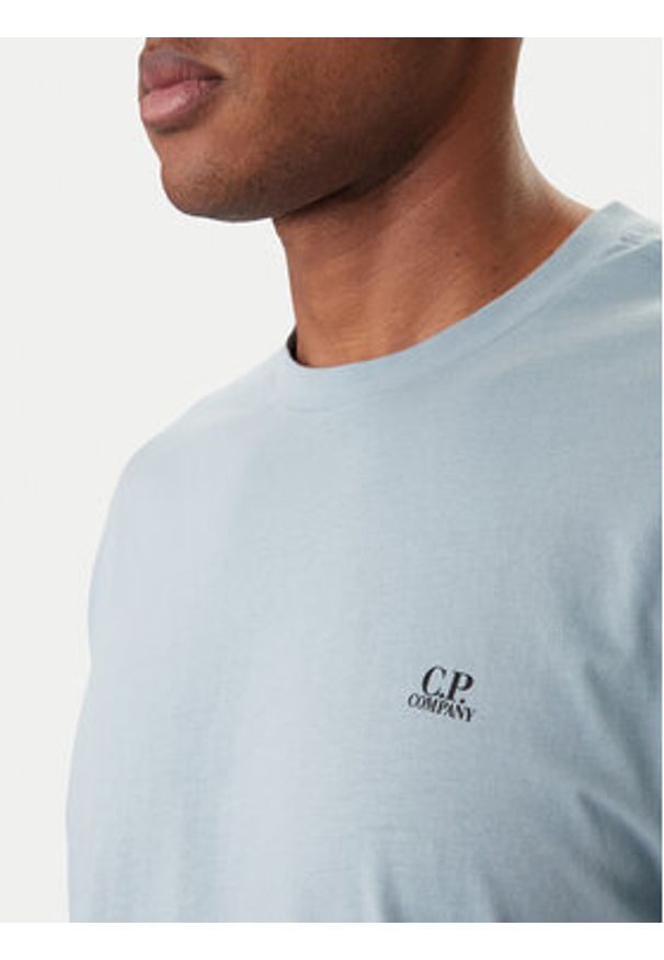 C.P. Company T-Shirt 20CMTS725A005100W Niebieski Regular Fit. Kolor: niebieski. Materiał: bawełna