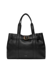 Calvin Klein Torebka Buckle Medium Tote LV04F3294G Czarny. Kolor: czarny. Materiał: skórzane #4
